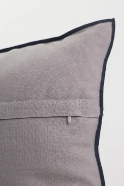 Embroidered Lumbar Cushion Cover