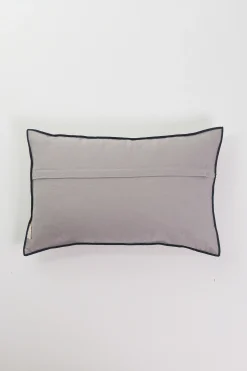 Embroidered Lumbar Cushion Cover