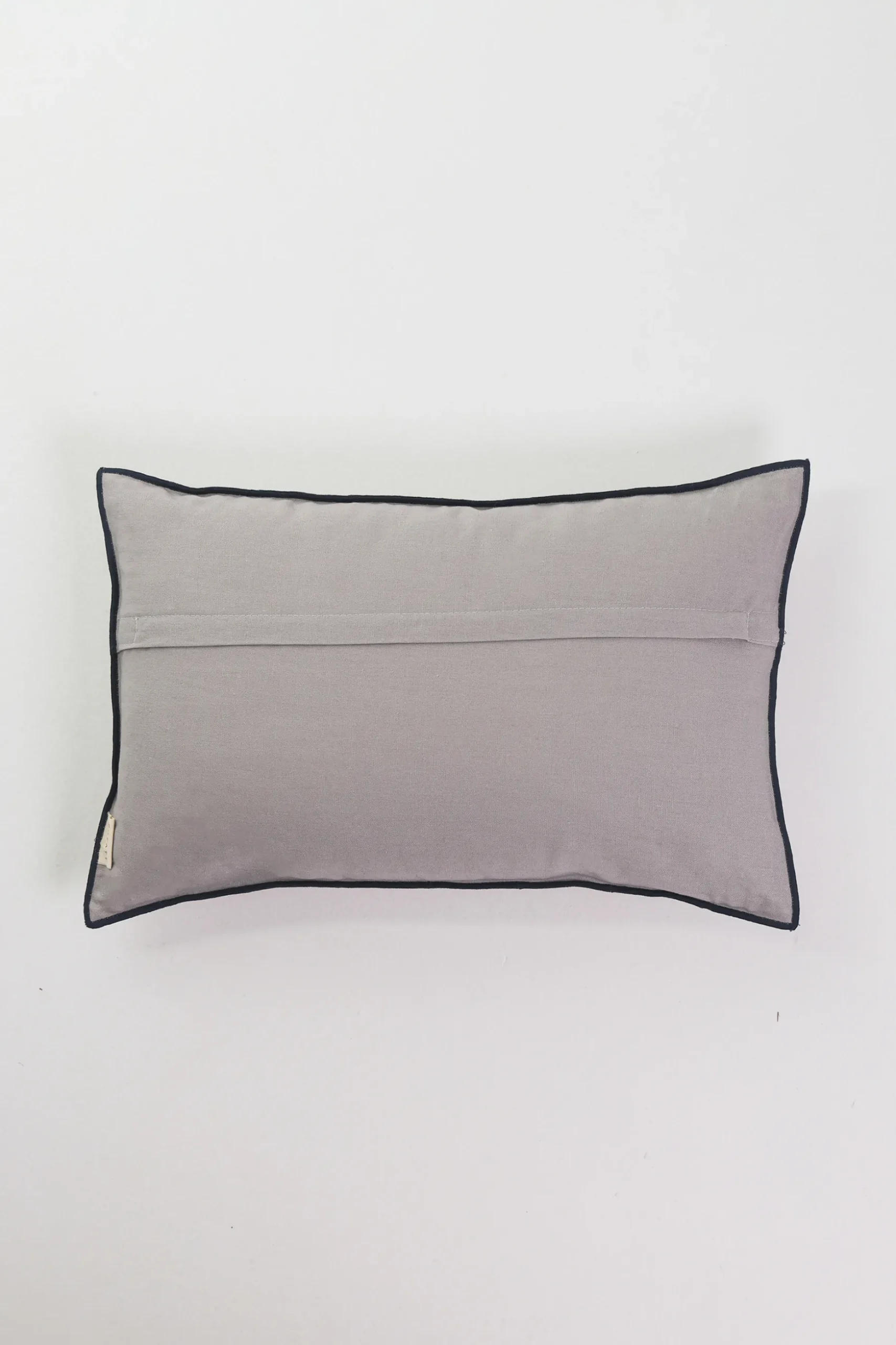 Embroidered Lumbar Cushion Cover