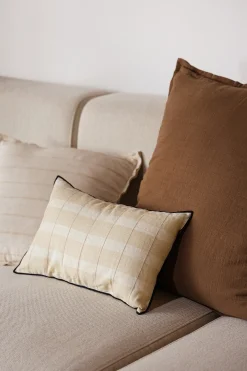 Embroidered Lumbar Cushion Cover