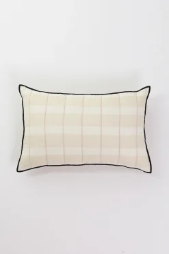 Embroidered Lumbar Cushion Cover