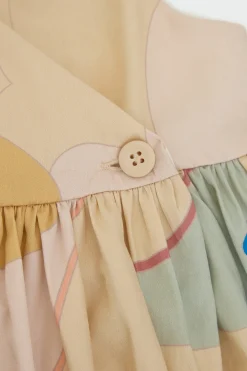 Fairground Cotton Wrap Dress