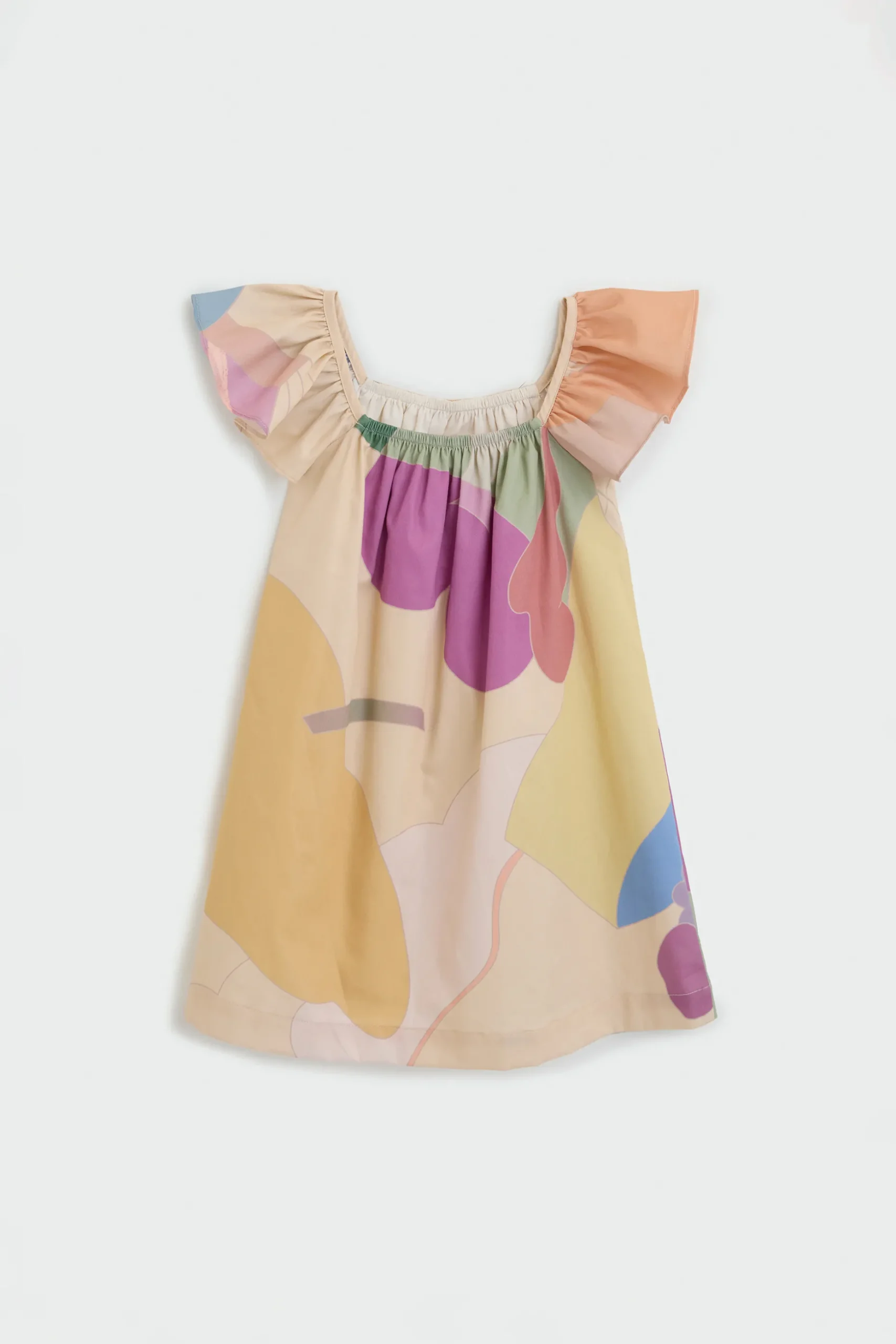 Fairground Flutter Sleeve Dress
