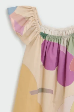 Fairground Flutter Sleeve Dress