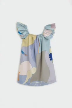 Fairground Flutter Sleeve Dress