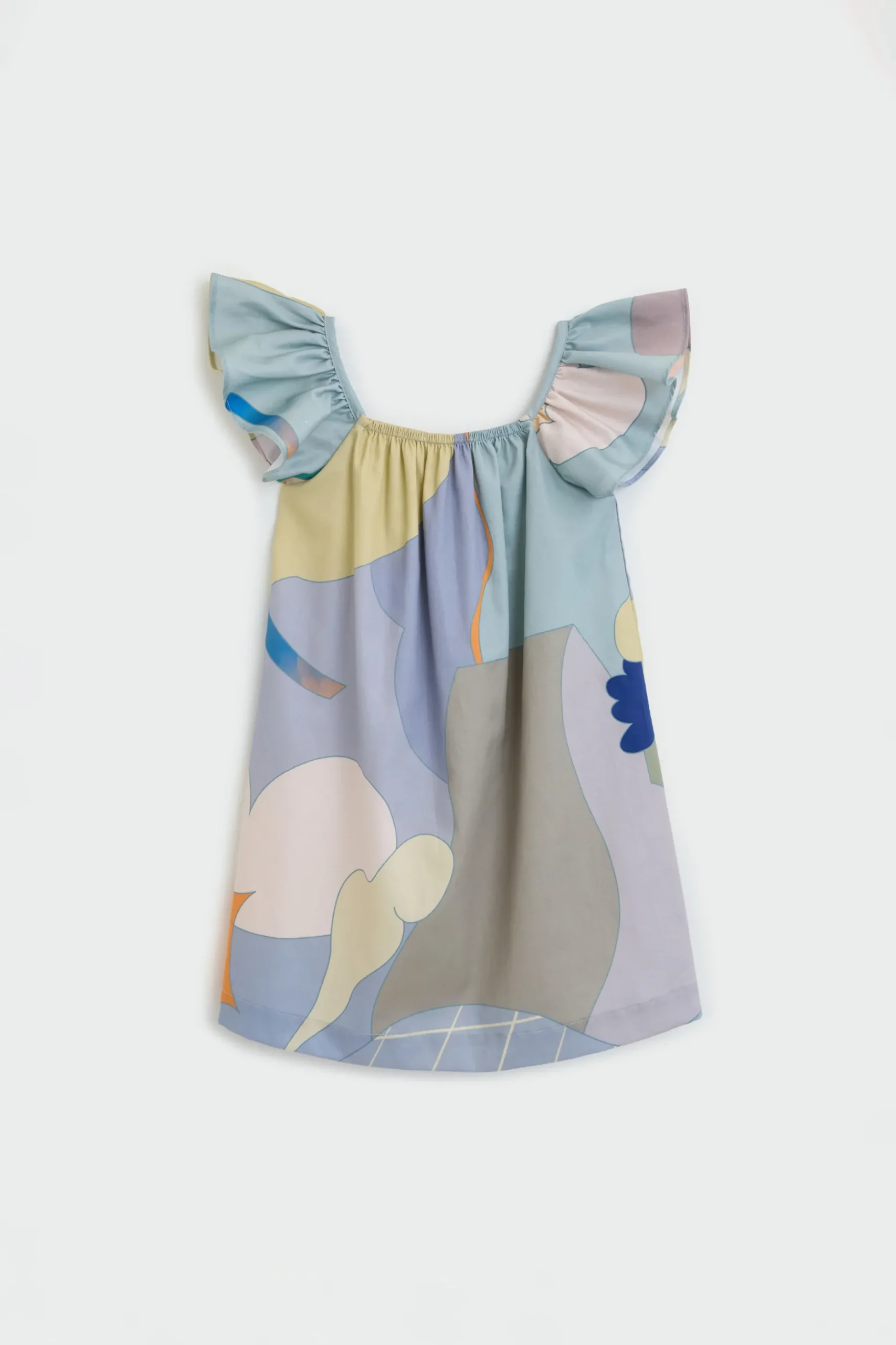 Fairground Flutter Sleeve Dress