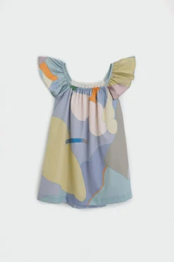 Fairground Flutter Sleeve Dress