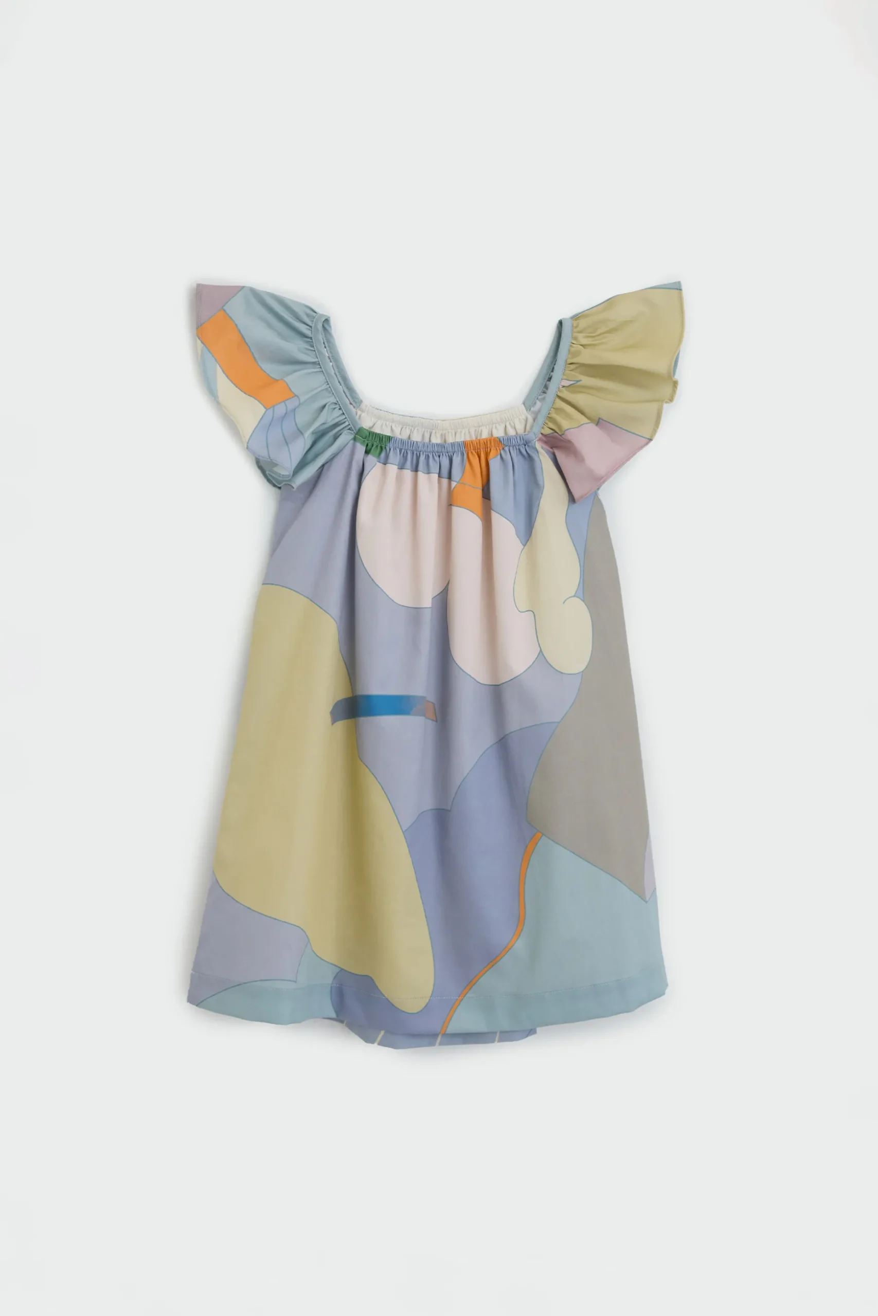 Fairground Flutter Sleeve Dress