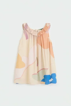 Fairground Ruffle Tie-Back Dress