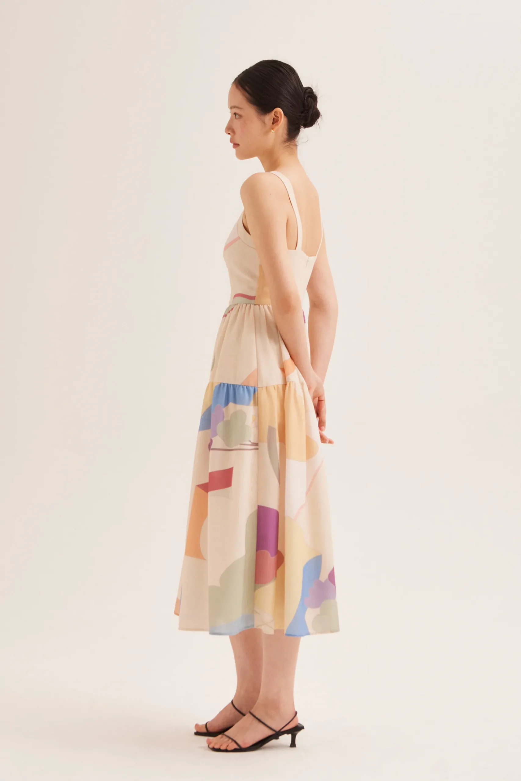 Fairground Tiered Midi Dress