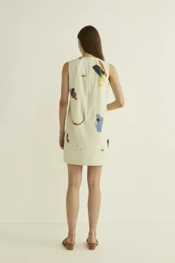 Fragments Shift Dress