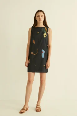 Fragments Shift Dress
