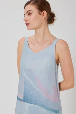 Frame Drop Waist Tent Dress