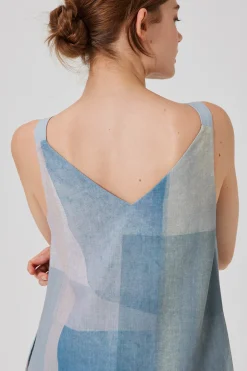 Frame Drop Waist Tent Dress