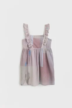 Frame Ruffle Sleeve Dress