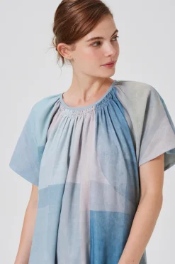 Frame Smocked Midi Dress