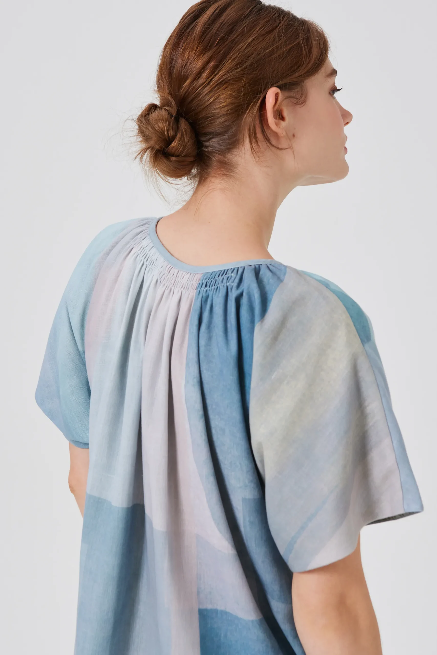 Frame Smocked Midi Dress