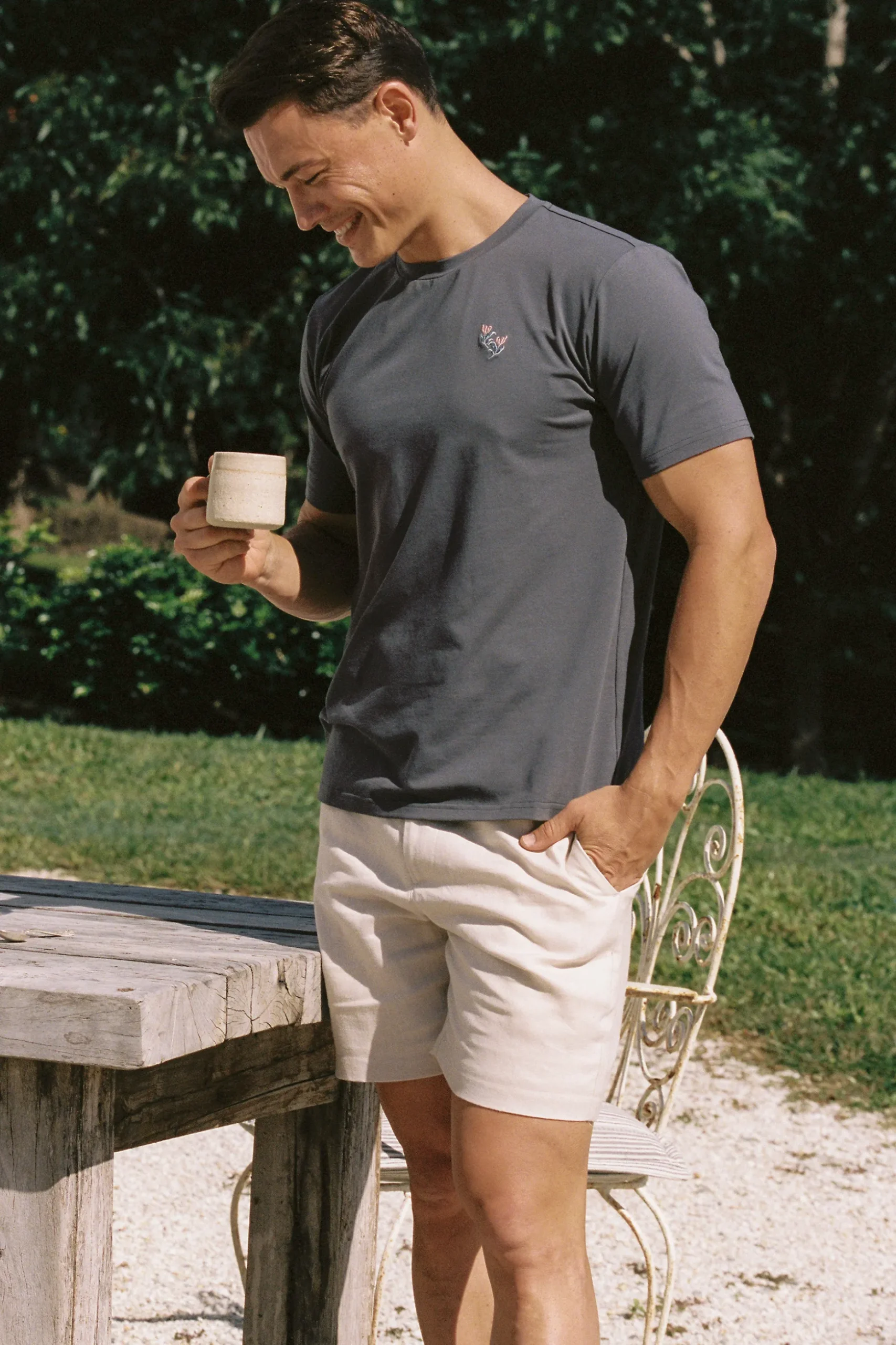 Garden Embroidered Tee