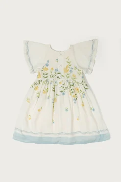 Garden Flutter Sleeve Dress