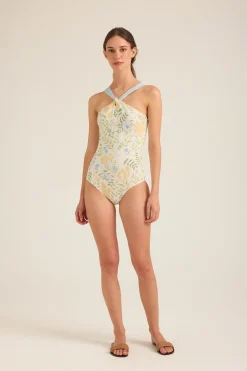 Garden Twist Knot Swimsuit