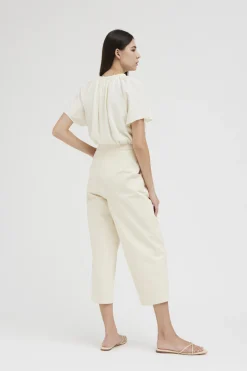 Gathered Rayon Top