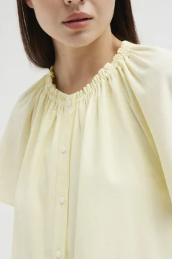 Gathered Rayon Top