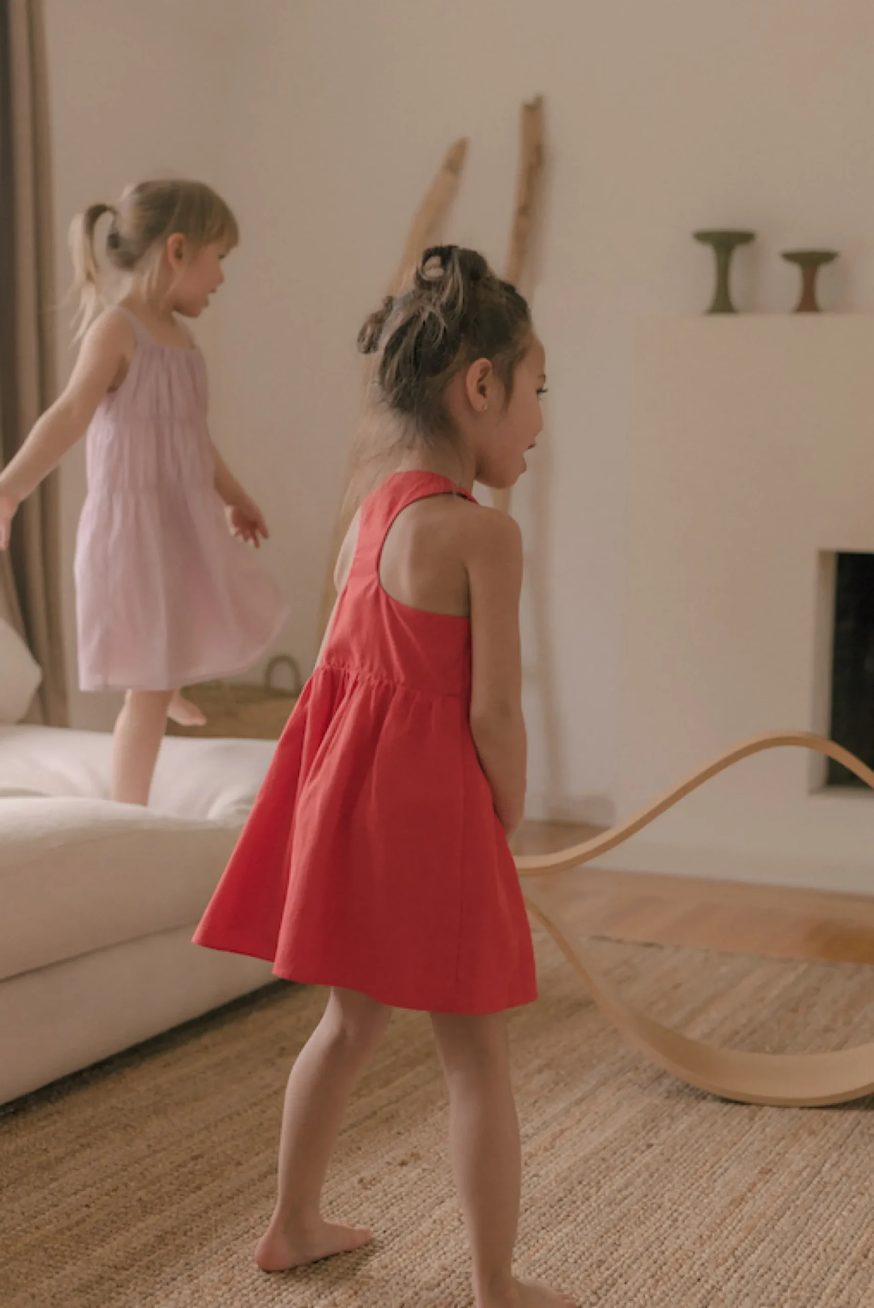 Gathered Seam Dress