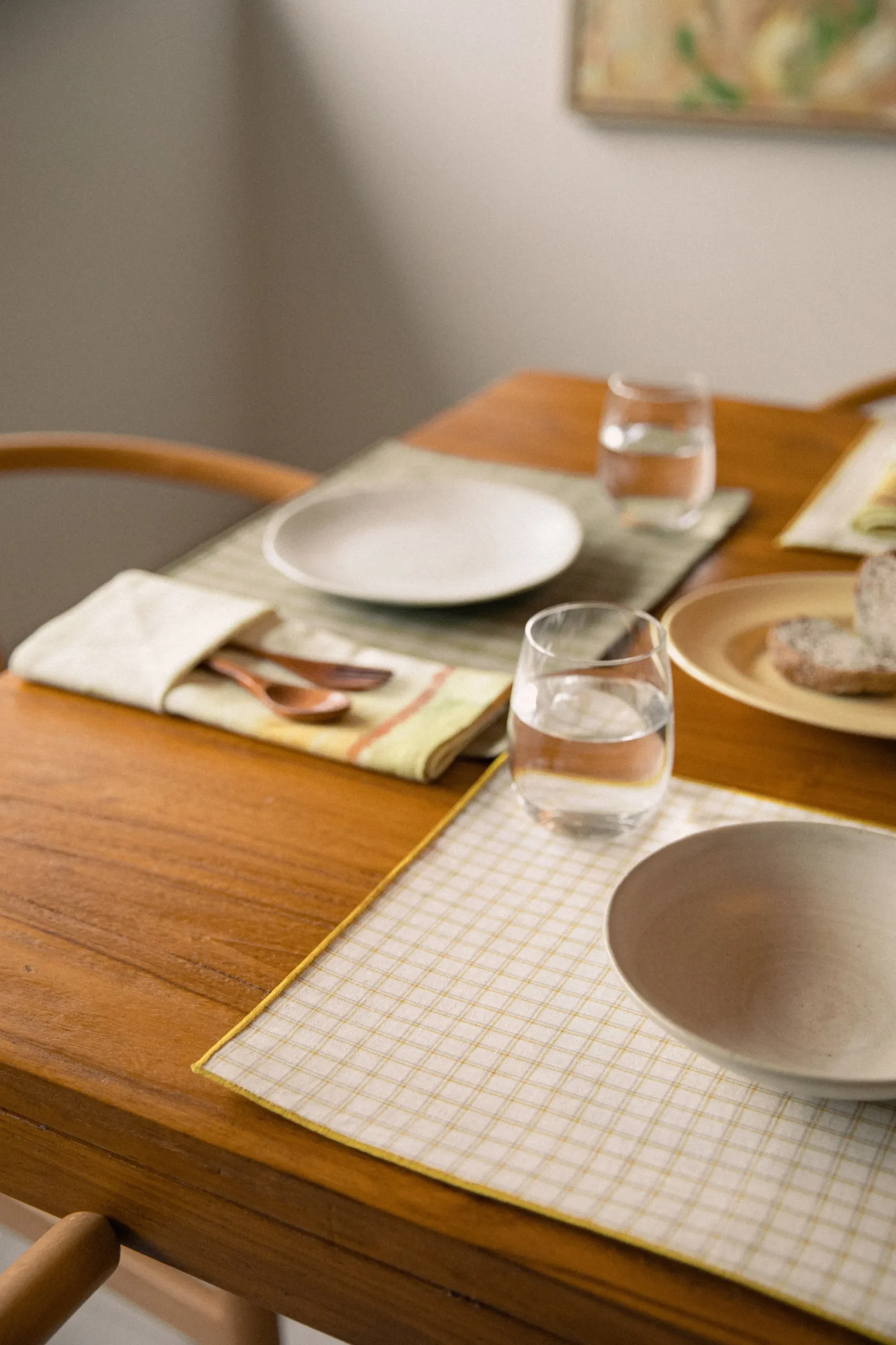 Gingham Placemat Set