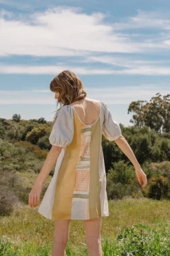 Heirloom Puff-Sleeve Shift Dress