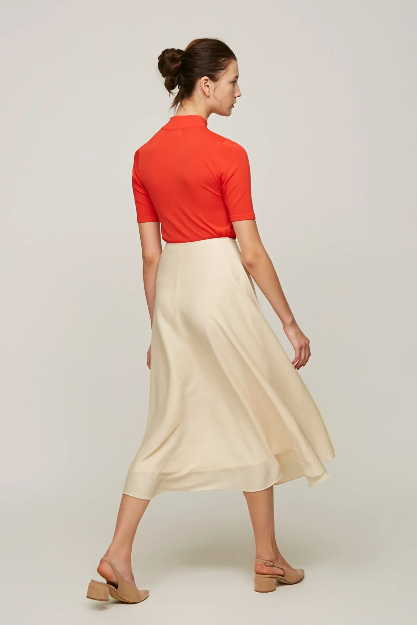 High-Neck Knit Top