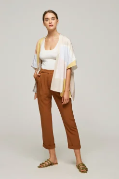 High-Waisted Pleat Pants