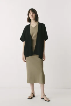 Knit Open Cardigan