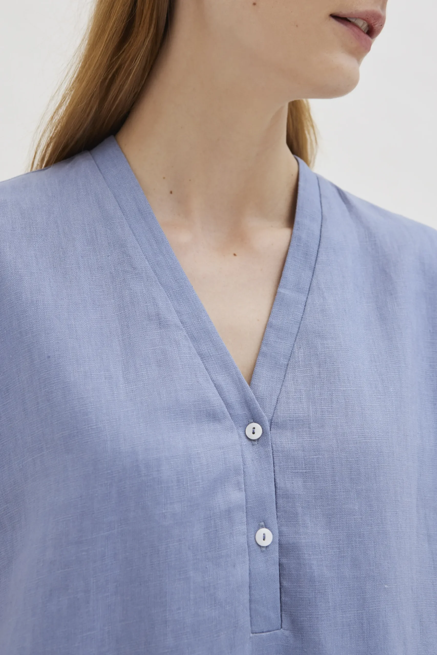 Linen Boxy Shift Dress