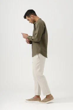 Linen Long Sleeve Shirt