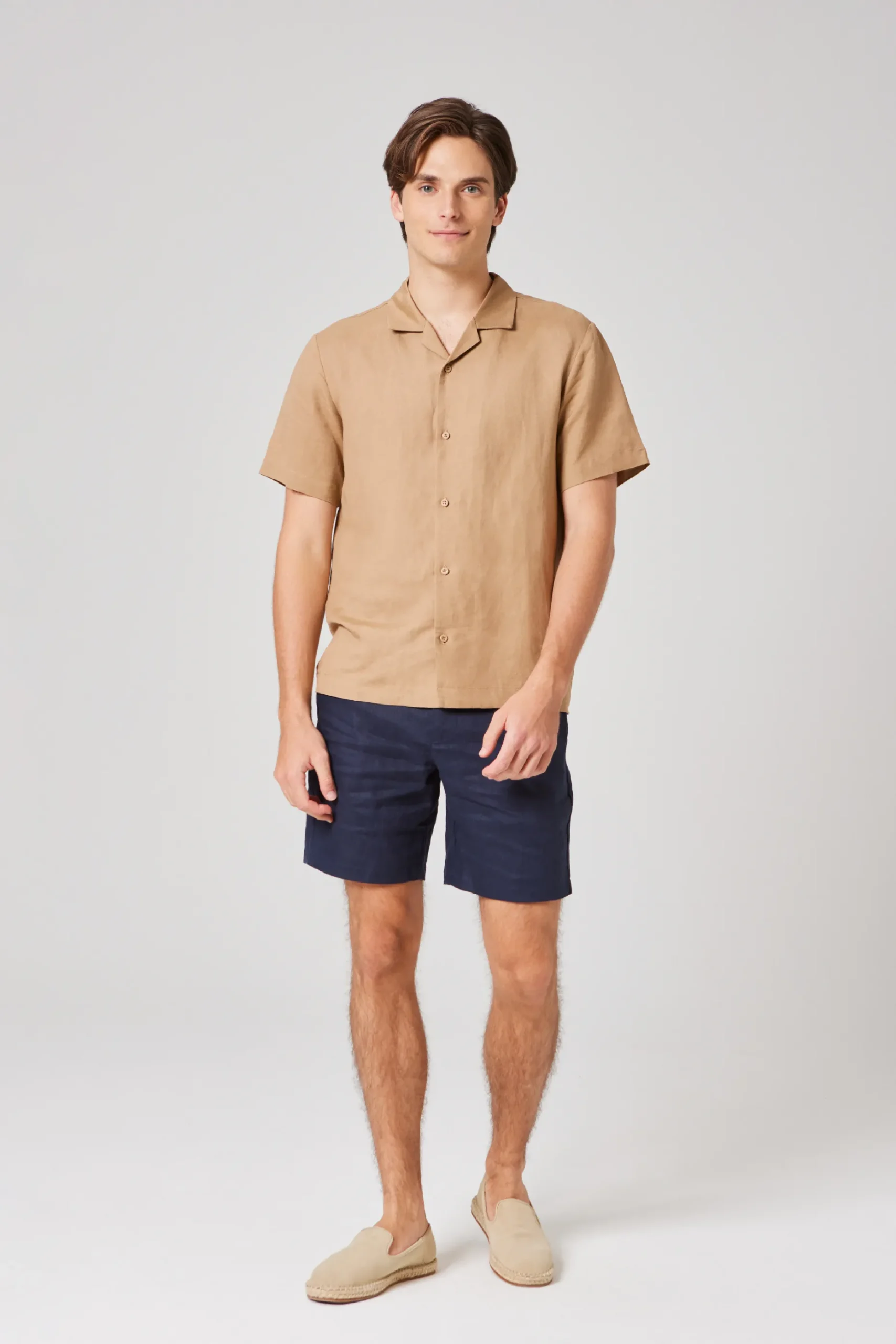 Linen Revere Collared Shirt