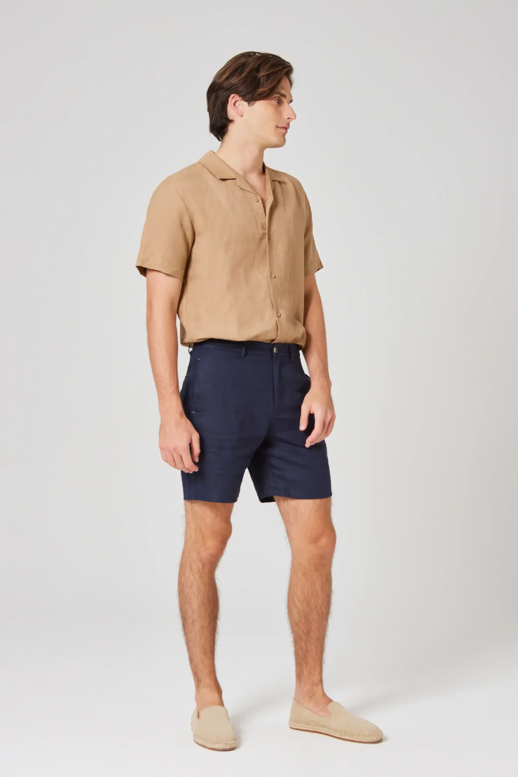 Linen Revere Collared Shirt