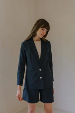 Linen Tailored Blazer