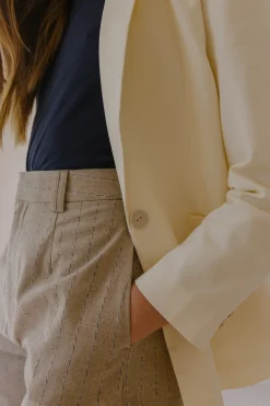 Linen Tailored Blazer