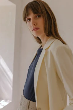 Linen Tailored Blazer