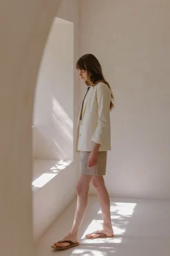 Linen Tailored Blazer