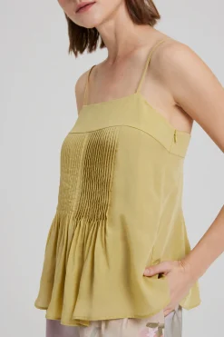 Lyocell Pintuck Cami Top