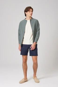 Lyocell-Cotton Long Sleeve Shirt