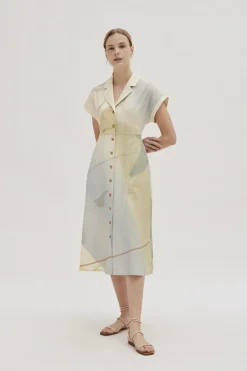 Meadow Linen Collared Dress