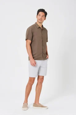 Men’s Linen Collared Shirt