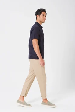 Men’s Linen Collared Shirt