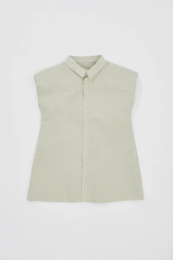 Mini Cotton Shirt Dress