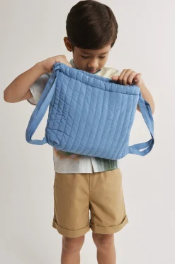 Mini Quilted Drawstring Bag