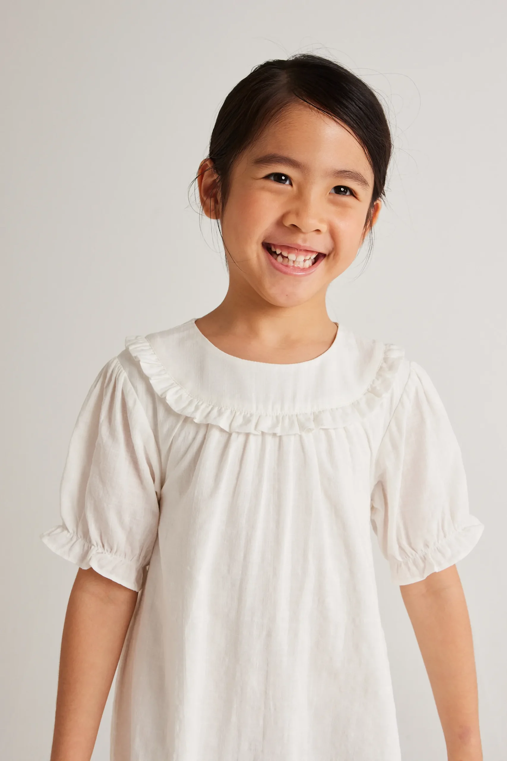 Mini Ruffle Collar Dress