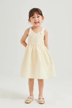 Mini Textured V-Neck Dress