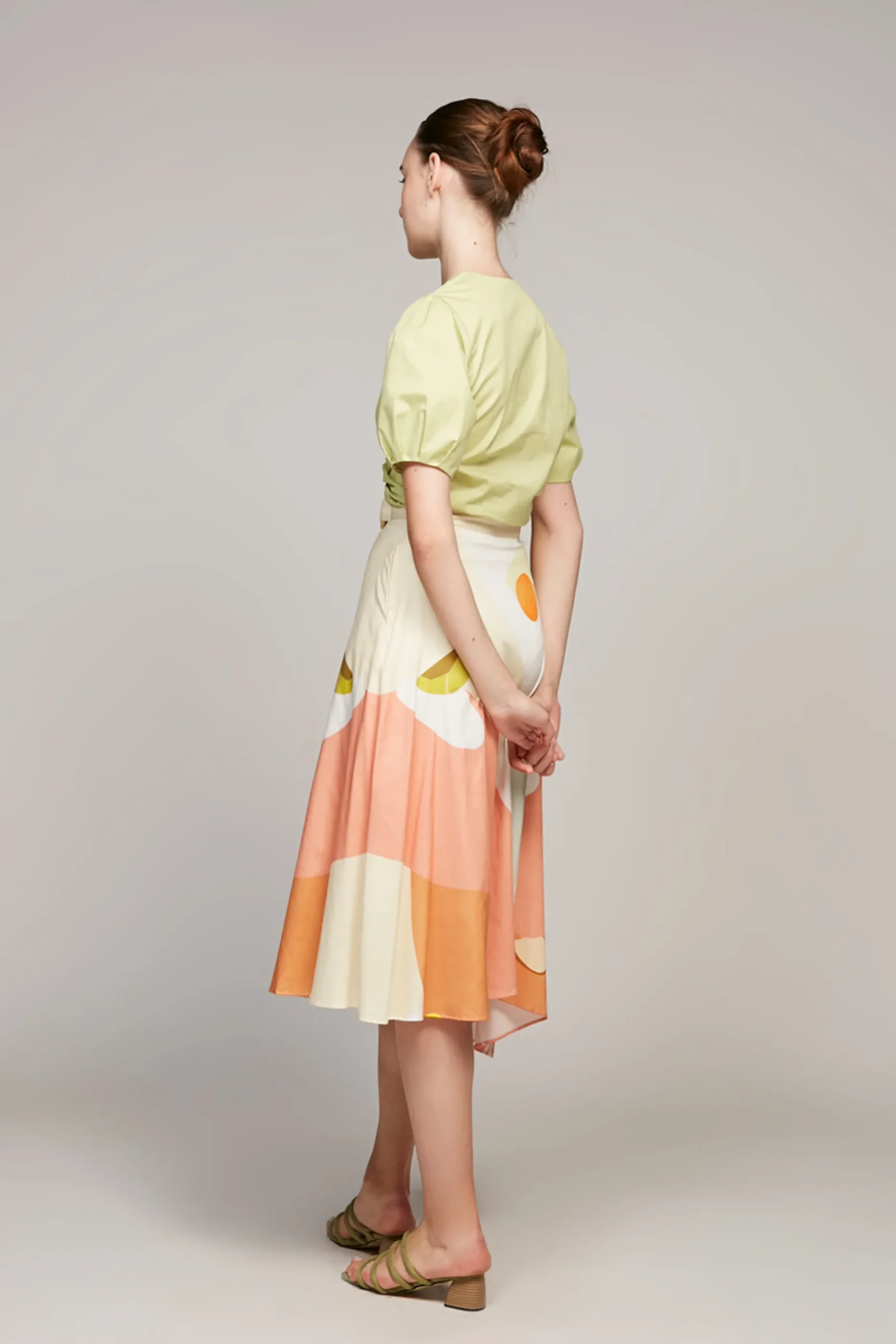 Morning Asymmetrical Midi Skirt
